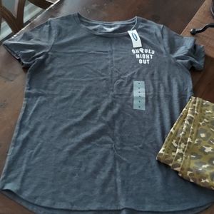 Ghost Old Navy Tshirt NWT soft Grey